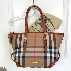 Burberry Salisbury Bridle House Check Tote